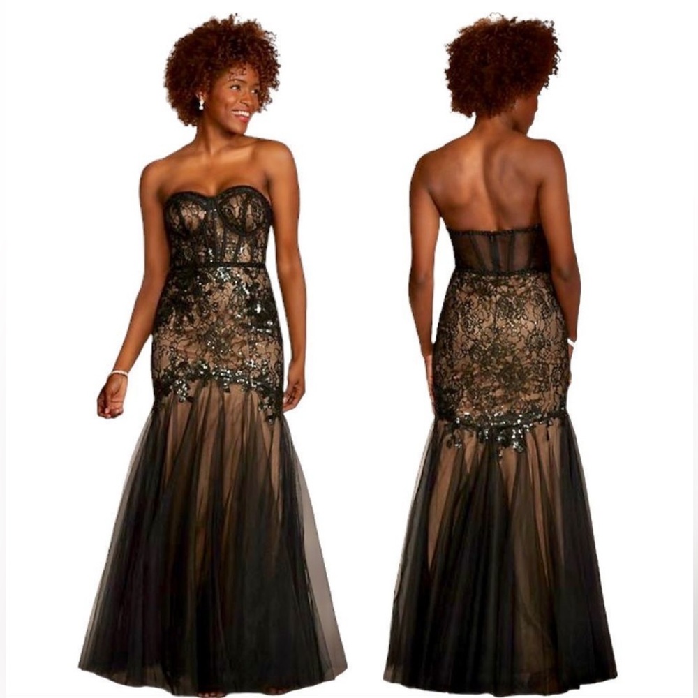 Galina Signature Strapless Corset Gown Size 22